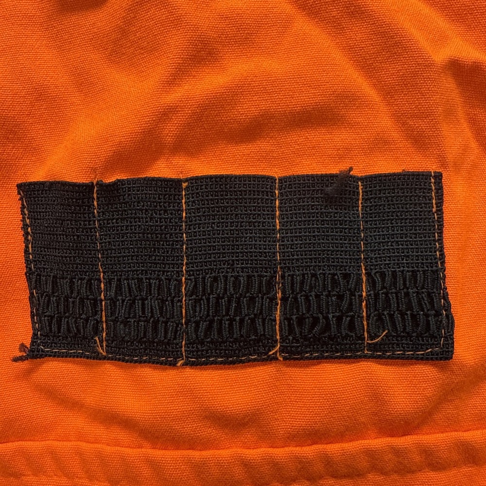 Vintage Walls Orange Hunting Shooting Vest Size L Made In USA - Picture 3 of 11